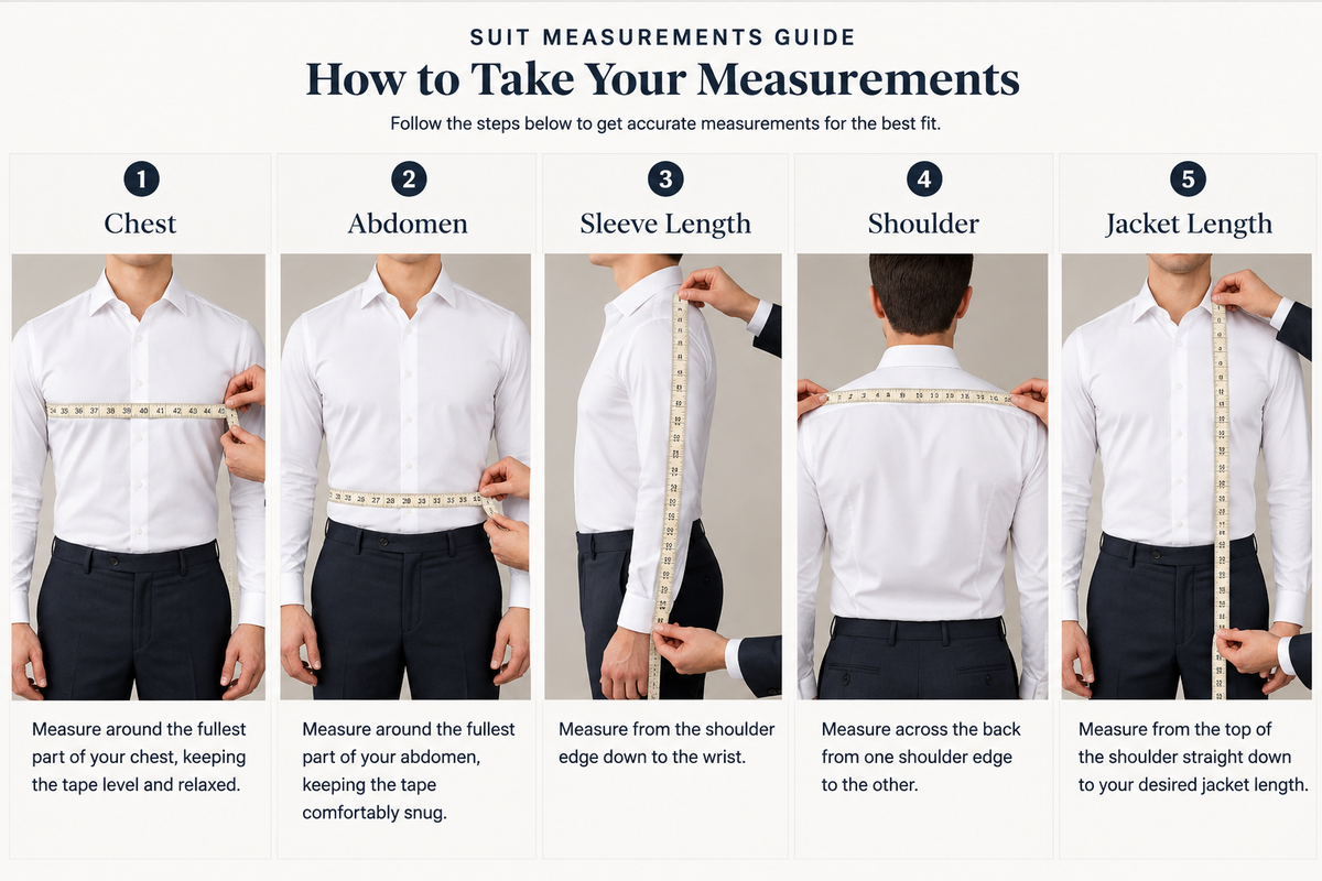 How to take jacket measurements