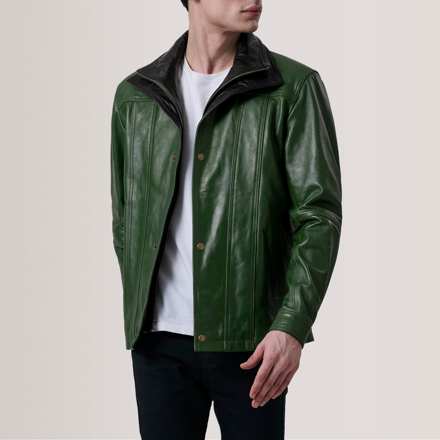 Klen Green Classic Jacket For Men -The Jacket Maker Italy