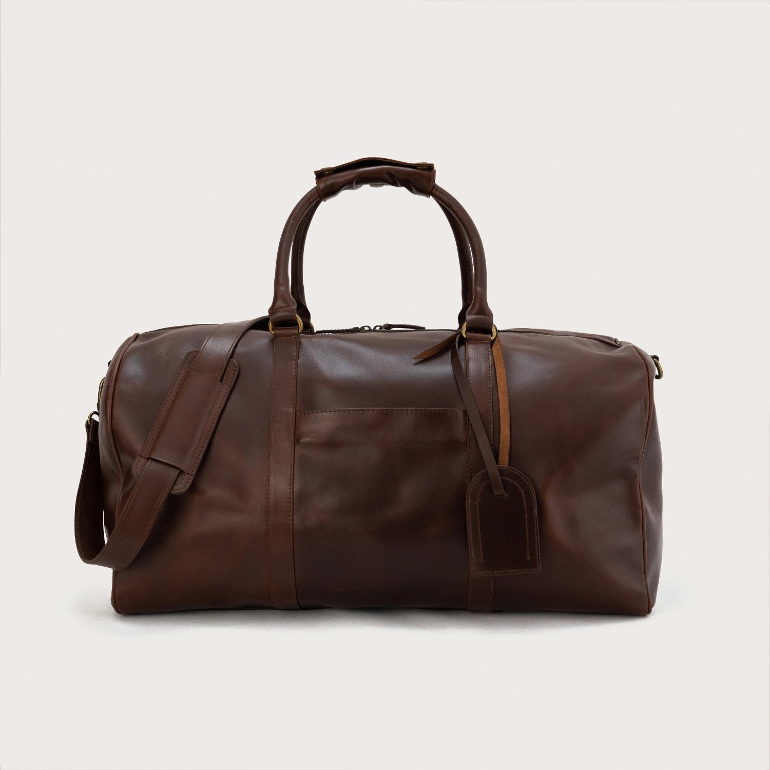 The Darrio Vintage Brown Leather Duffle Bag For Men Women – The