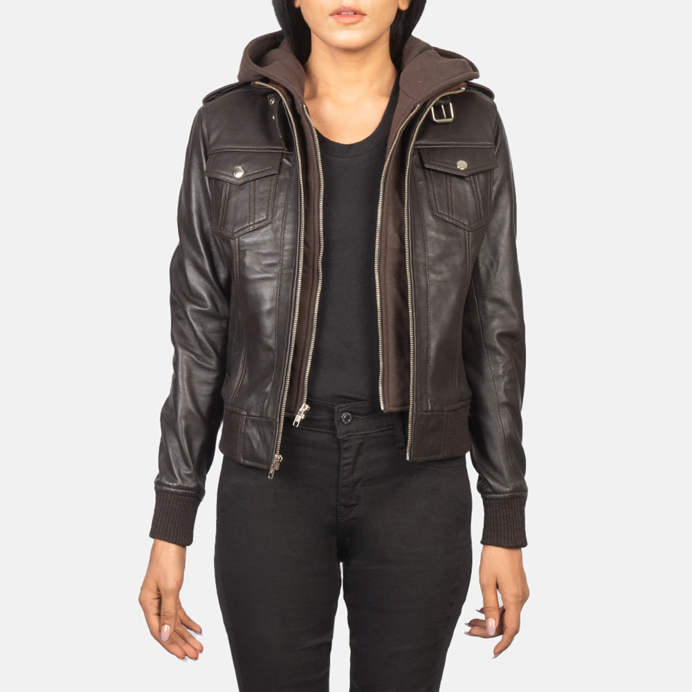 Women s Hooded Leather Jackets Buy Hooded Leather Jackets For Women in Italy. The Jacket Maker